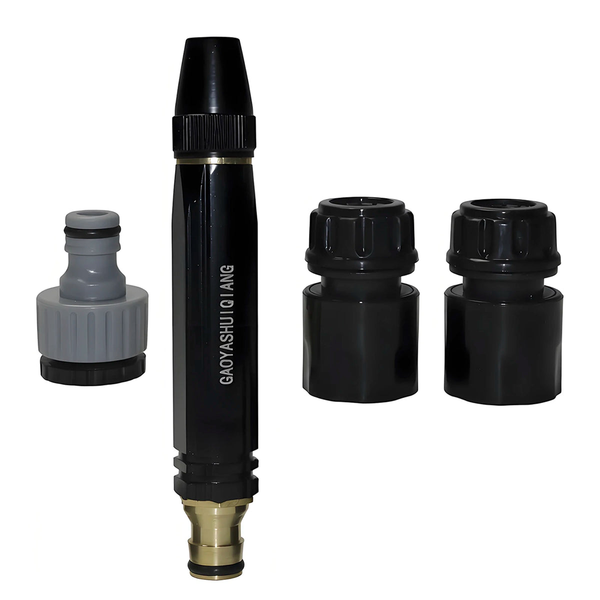 4-Piece Adjustable Car Wash Water Gun - High Pressure Alloy Nozzle - image 2