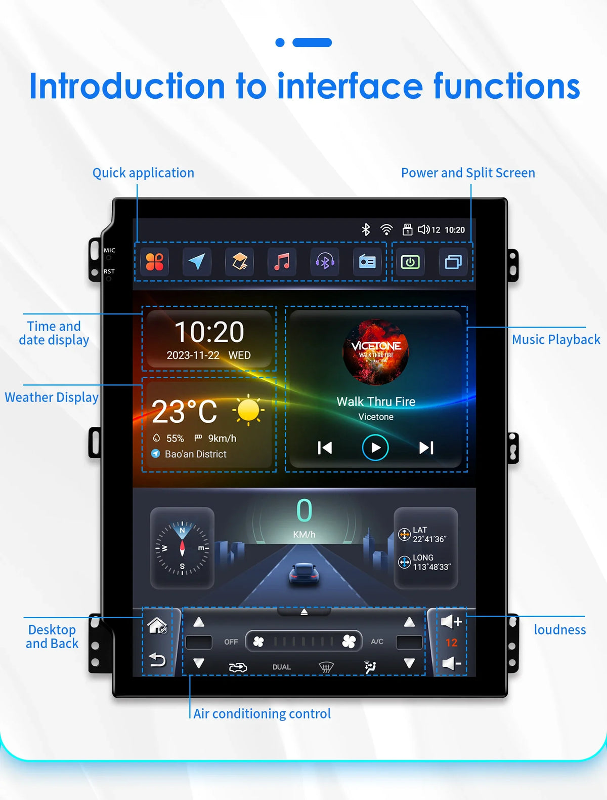 9.7" CarPlay Android Auto Head Unit for Dodge Ram 2013-2018 - image 27