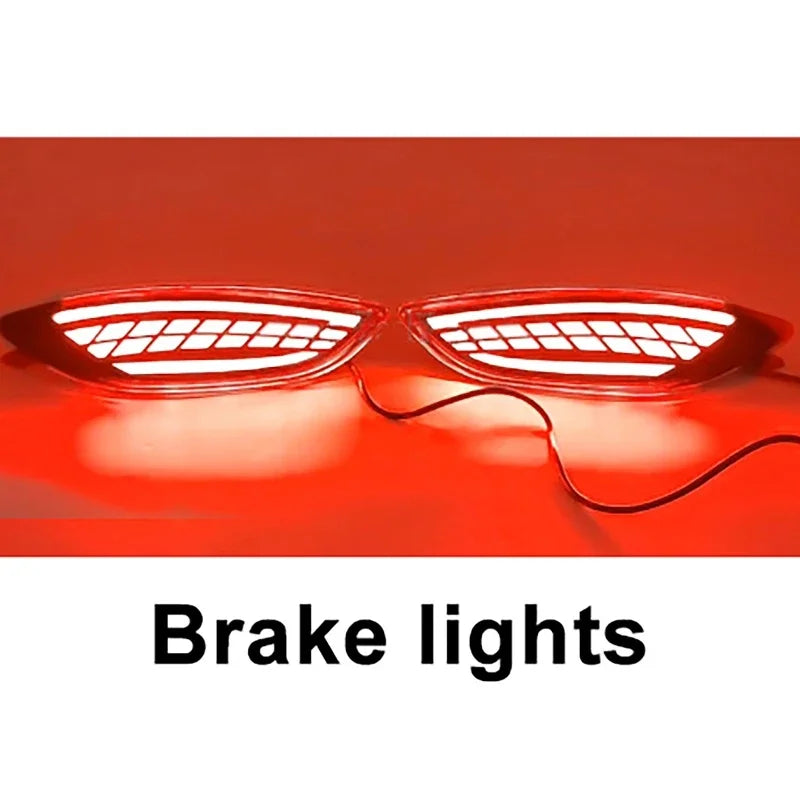 LED Rear Bumper Reflector Lights for Hyundai Accent 2008-2015 - image 5