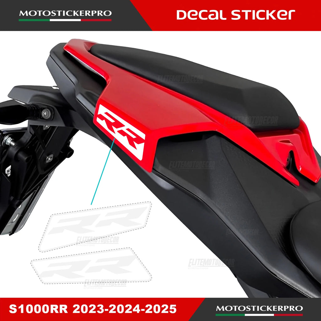 Hollow Rear Seat Hump Tail Decal for BMW S1000RR 2023-2026 - view 7