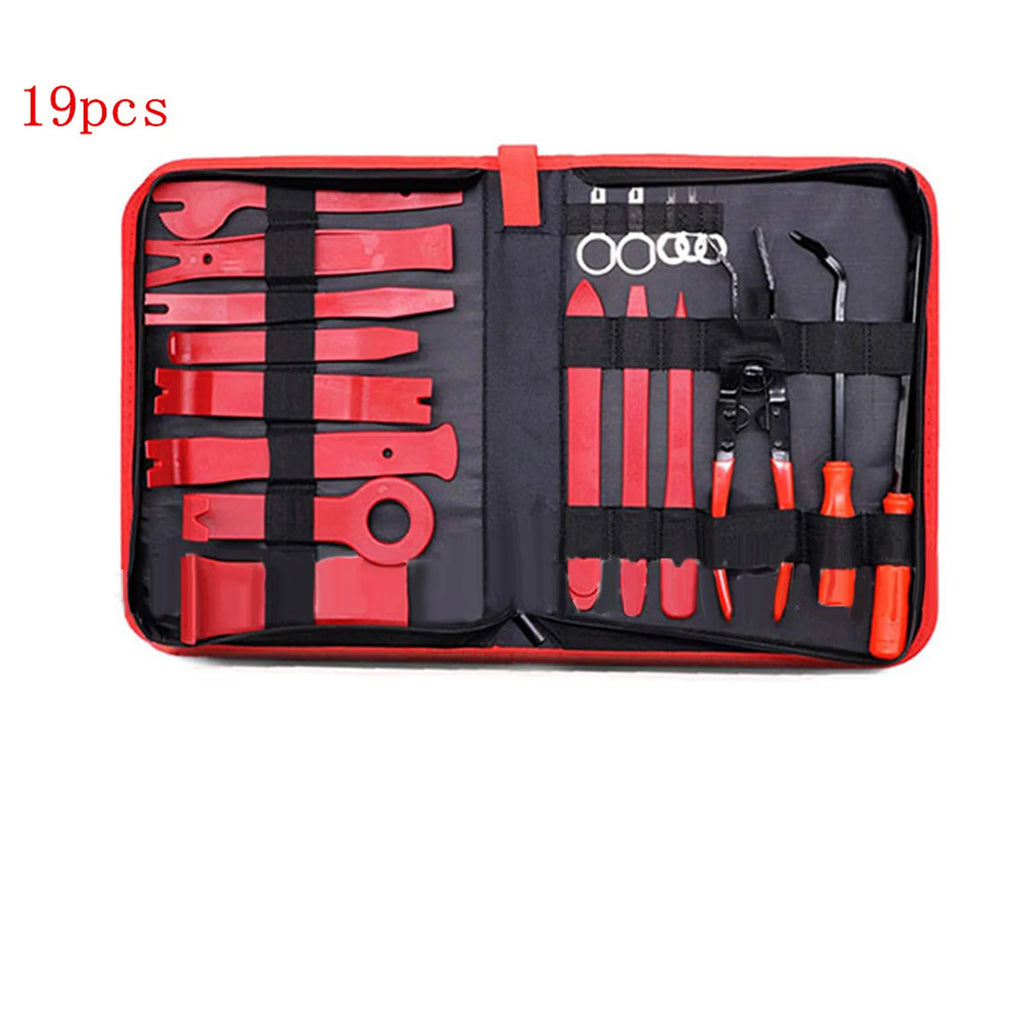 Car Trim Removal Tool Auto Trim Puller Tool Kit Pry Tools Set for Trim Clip Pliers Fastener Remover Pry Hand Tools Kit