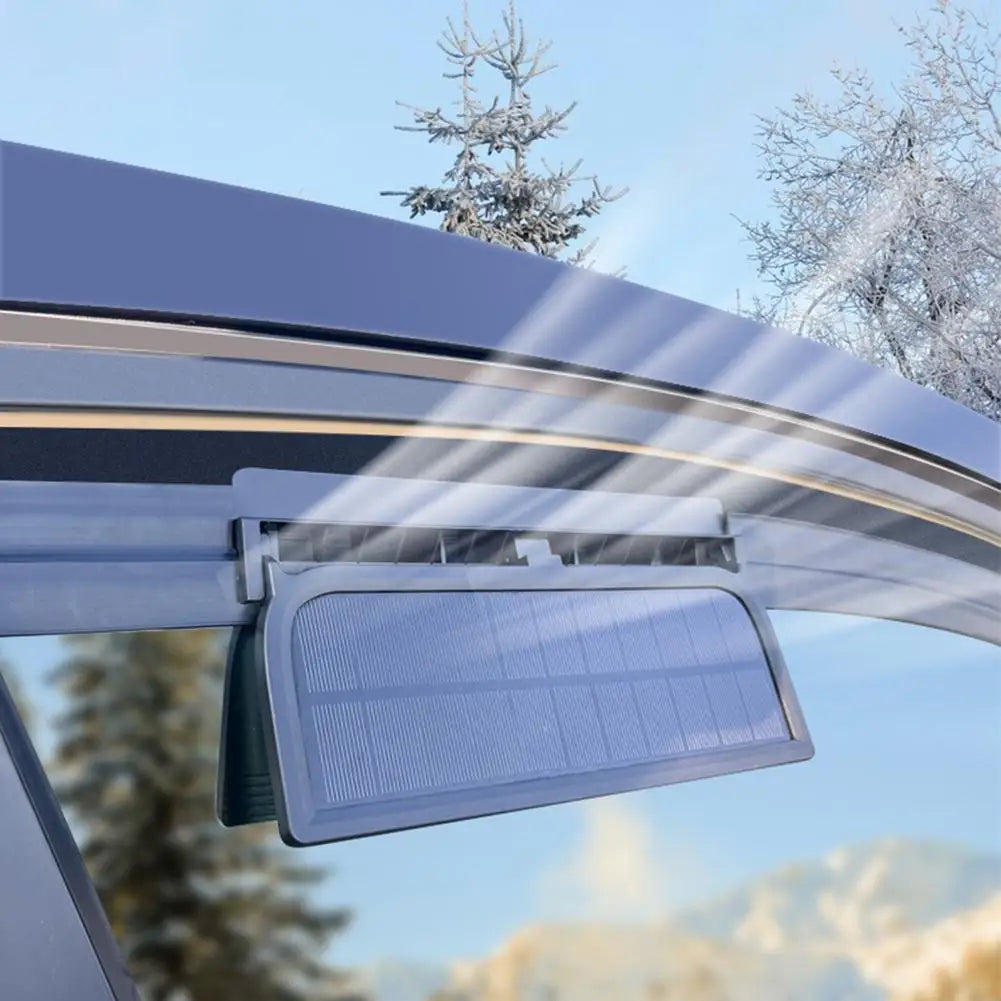Solar Powered Car Window Exhaust Fan, 3 Air Outlets