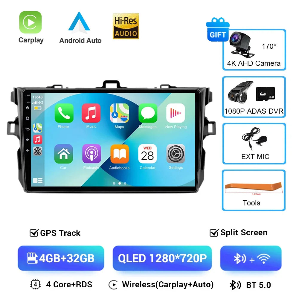 Android 16 Multimedia Car Radio for Toyota Corolla E140/E150 - image 15