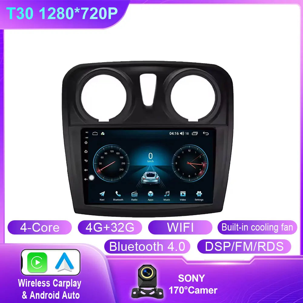 Android 9 Inch Car Stereo for Renault Logan Sandero 2012-2019 - image 19