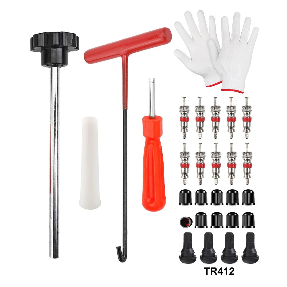 23pc Tire Valve Stem Tool Kit for Car, SUV & Motorcycle - image 28