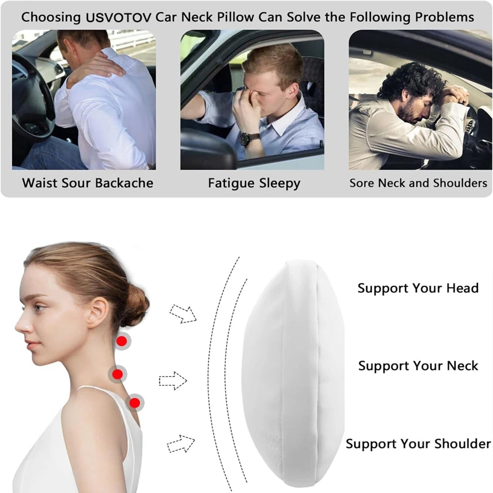 Ergonomic Neck Pillow for Tesla Model 3 S X Y - Headrest Support - image 4