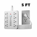 8-Outlet Surge Protector Power Strip with 6 USB Ports & 5ft Cord