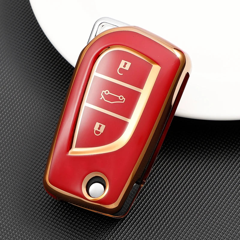 Toyota Key Fob Cover - TPU Protective Case for Aygo Yaris Camry RAV4 - image 32