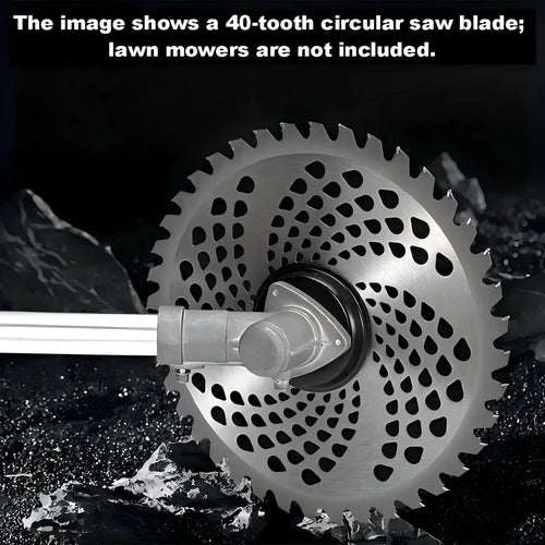 10-Inch Carbide Brush Cutter Saw Blade for Lawn Trimmers - image 2
