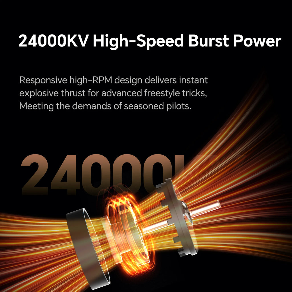 1102 24000KV Brushless Motor for 1S Tiny Whoop FPV Micro Drones