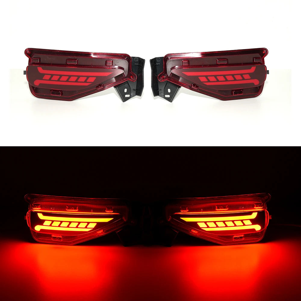 Dynamic LED Rear Bumper Reflectors for Toyota Fortuner 2015-2020 - image 7
