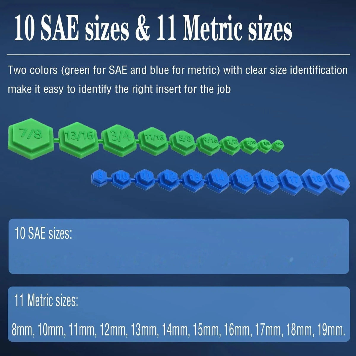 21-Piece Magnetic Socket Insertion Tool Kit – SAE & Metric