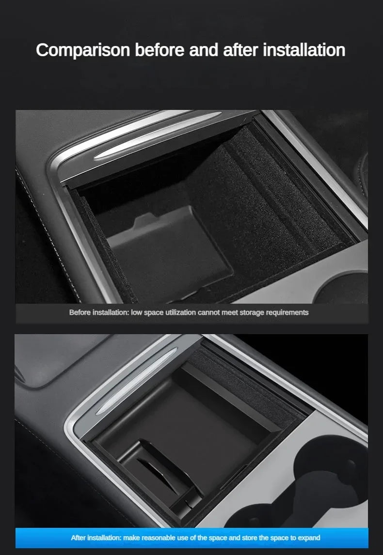 Center Console Storage Trays for Tesla Model 3 and Model Y