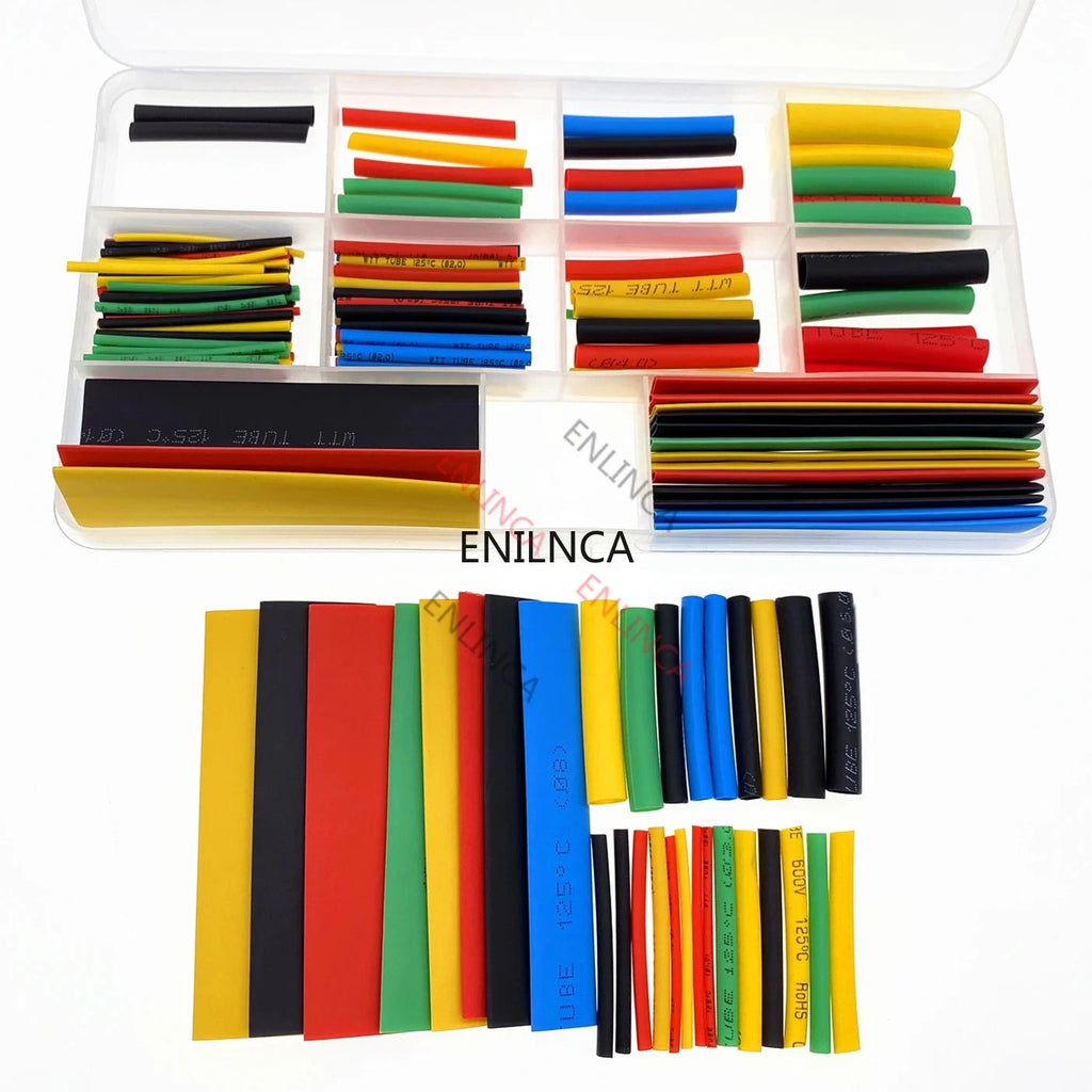 127–750 Piece Heat Shrink Tubing Wrap Kit