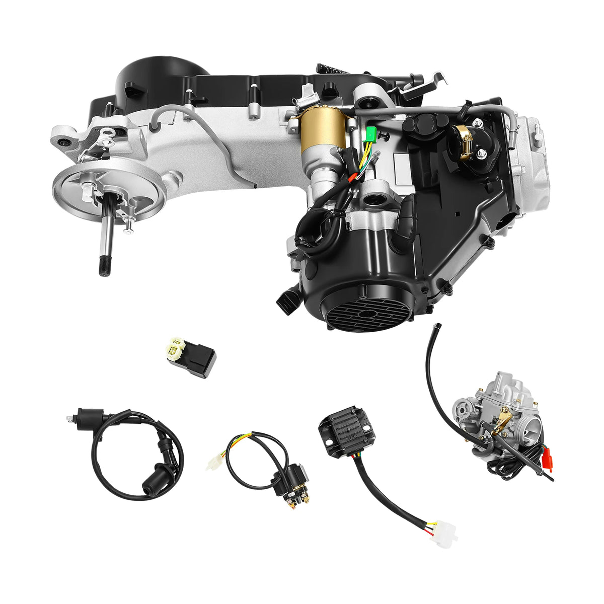 150cc GY6 CVT Scooter Engine Kit, Electric/Kick Start