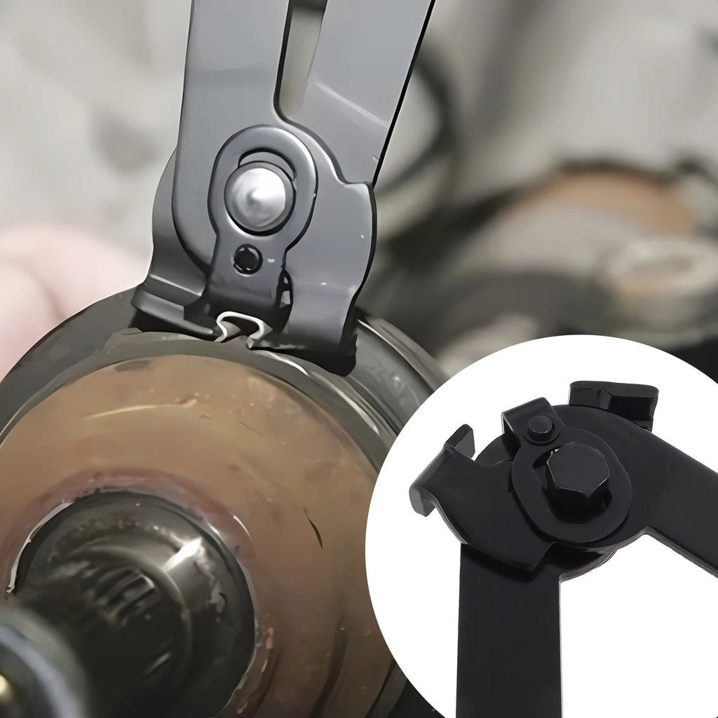 CV Boot Dust Cover Clamp Pliers Kit with 20 Bands for Car ATV - image 3