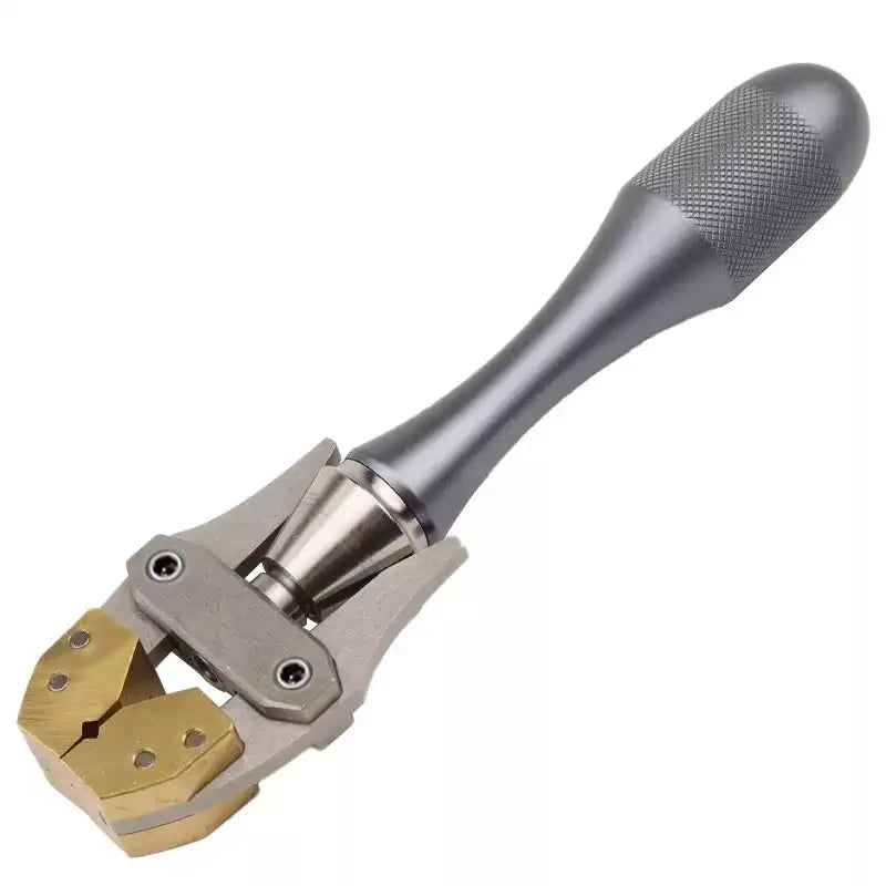 Hand Held Vise with Brass Jaws - Adjustable Clamp for Wire & Jewelry