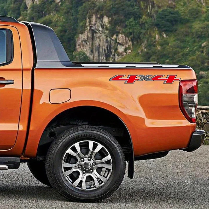 4x4 Truck Bed Side Decals, 2 pcs
