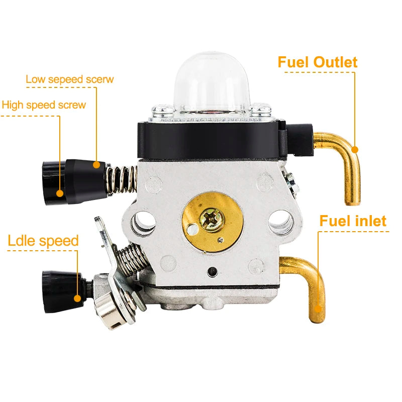 XCAN Carburetor for STIHL FS38 FS45 FS55 Trimmer - OEM Replacement - image 4