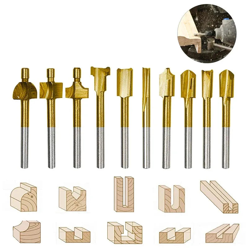 HSS Carbide Router Bit for Wood Carving & Engraving