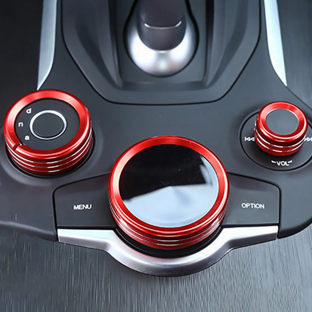 Carbon Fiber Interior Trim Stickers for Alfa Romeo Giulia and Stelvio