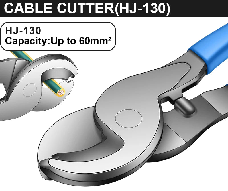 HX-50B Heavy Duty Battery Cable Lug Crimper 6-50mm² AWG 10-1/0 - image 10