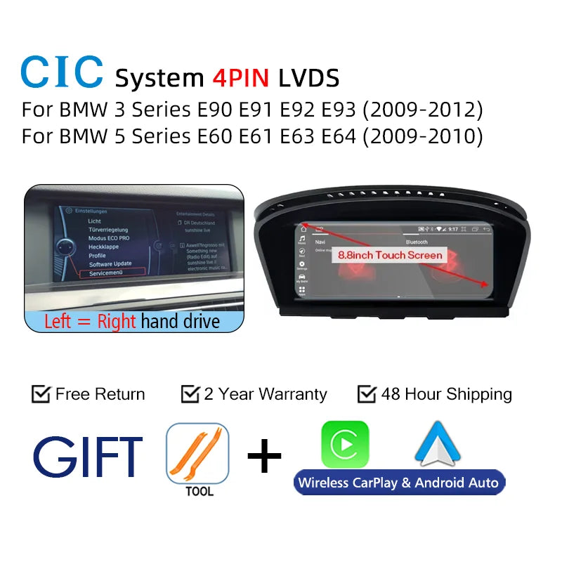 Android 14 Wireless CarPlay for BMW 3 & 5 Series - image 9