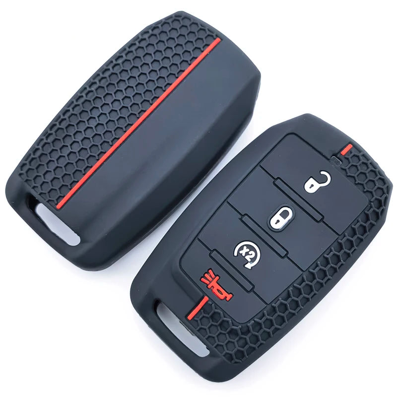 Stylish Silicone Key Fob Cover for Dodge Ram 2019-2021