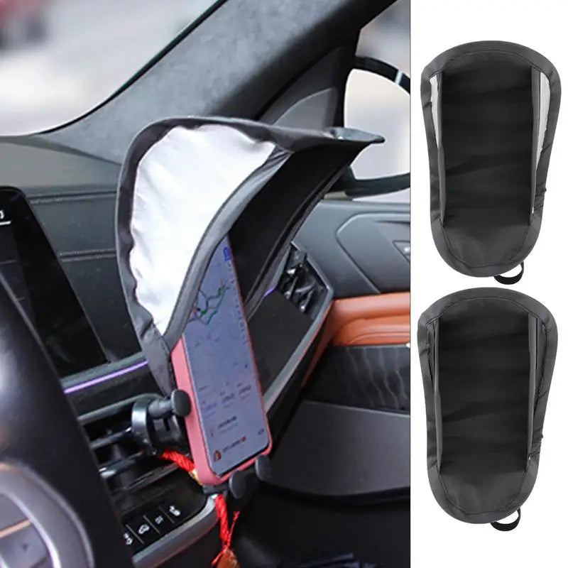 Universal Phone Sun Shade Umbrella for Car & Motorcycle - image 5