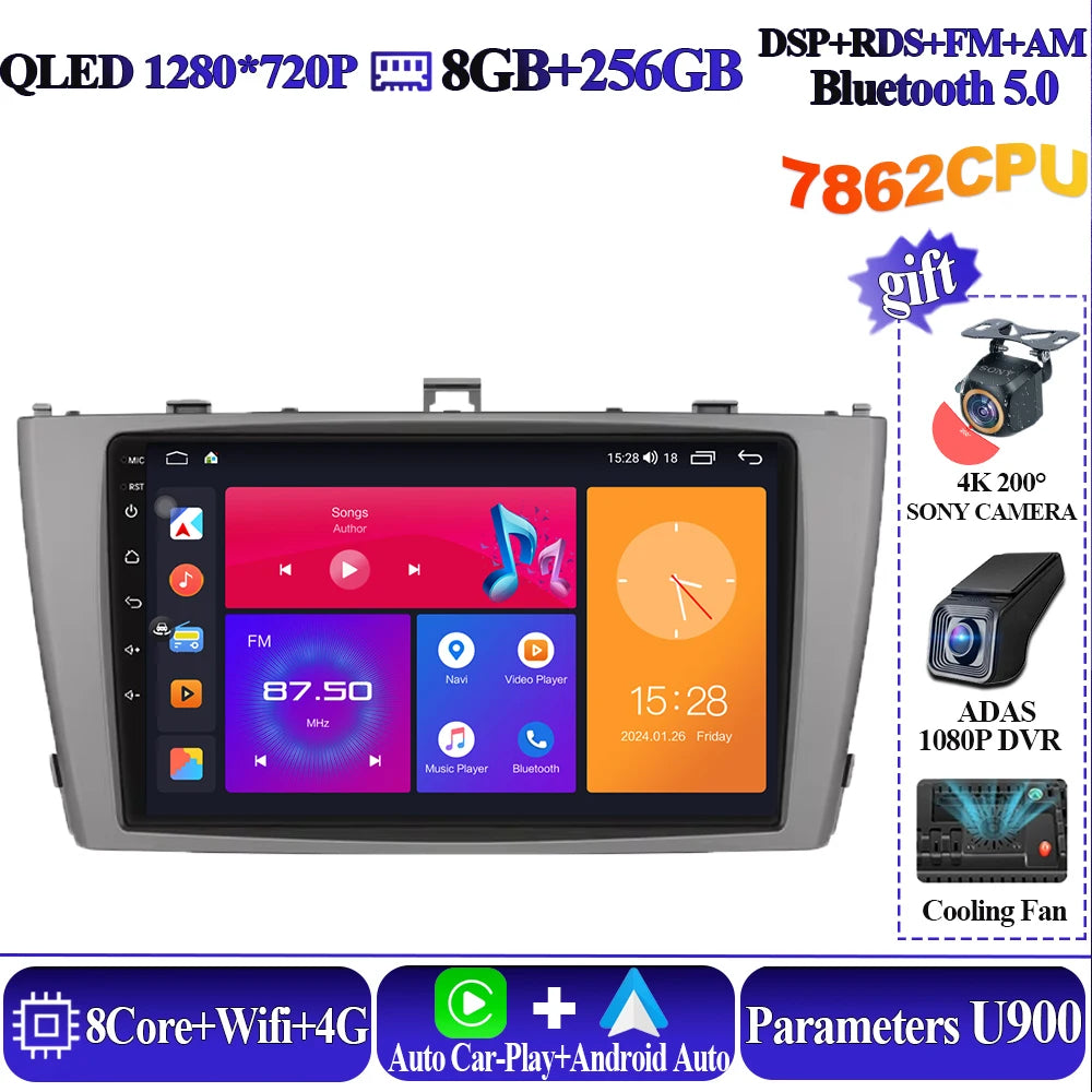 Toyota Avensis T27 9 Inch Android Car Stereo Wireless CarPlay - image 13