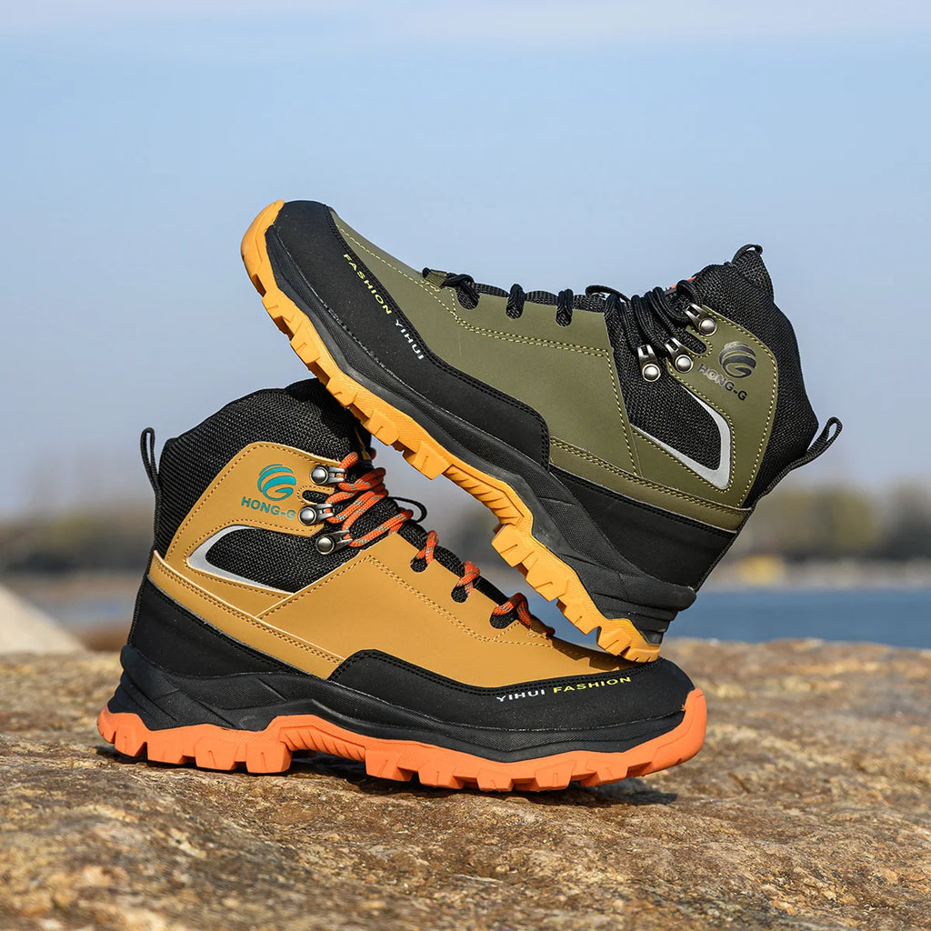 Steel Toe Cap Shoes For Men Work Boots Puncture-Proof Work Safety Shoes Non-Slip Protective Shoes Male Footwear Sneakers