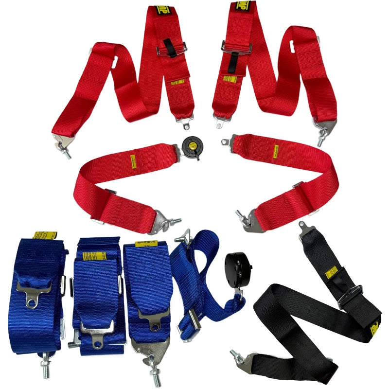 JDM 4-Point Snap-In Racing Seat Belt Harness - image 3