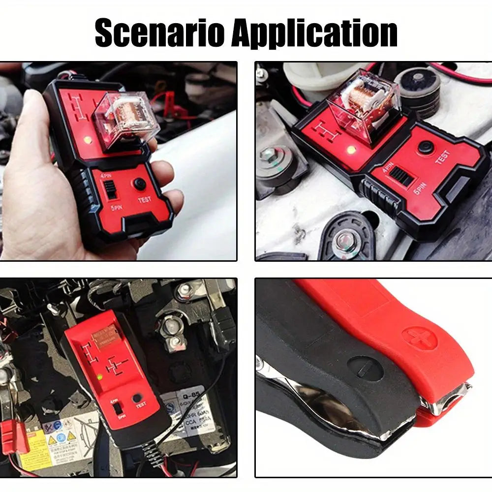 12V Car Relay Tester – Automotive Battery Checker with LED