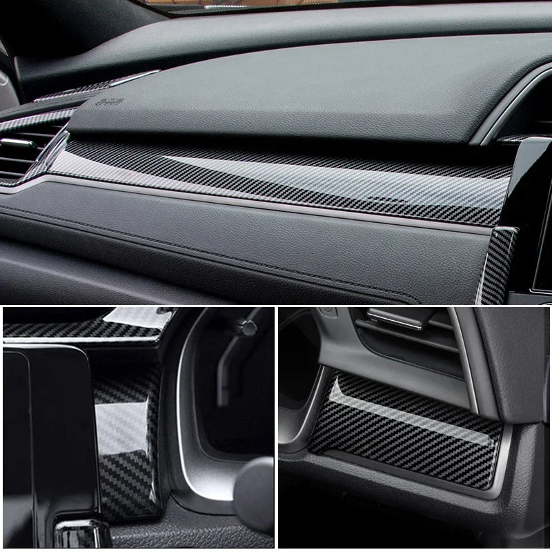 Car Stickers 3D Carbon Fiber Door Sill Protector Tape - image 5