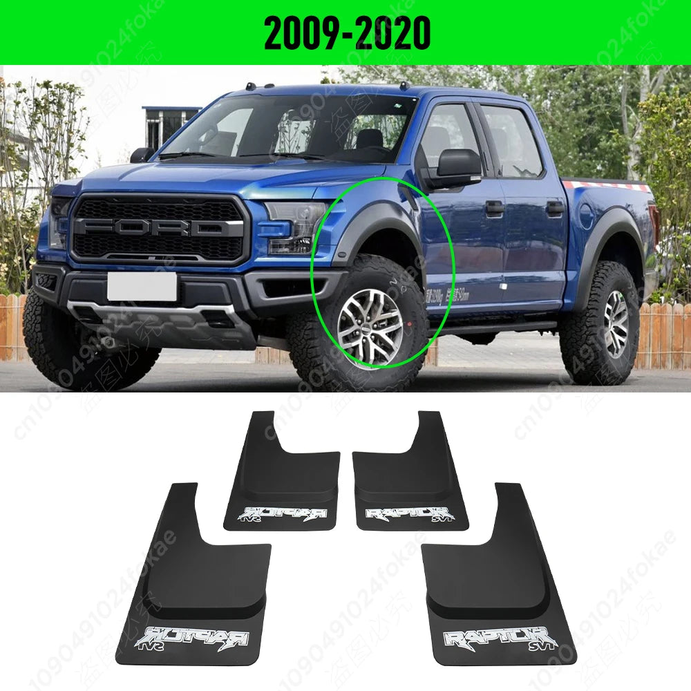 Ford F-150 Mud Flaps 2009-2020 - ABS Splash Guards (4-Piece) - image 16