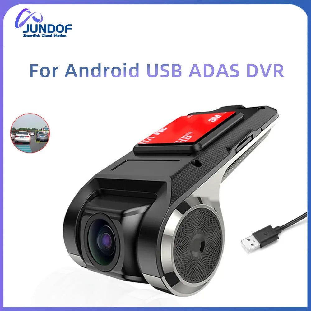 JUNDOF 720P HD Car Dash Cam with ADAS, Loop Recording, Night Vision - image 5