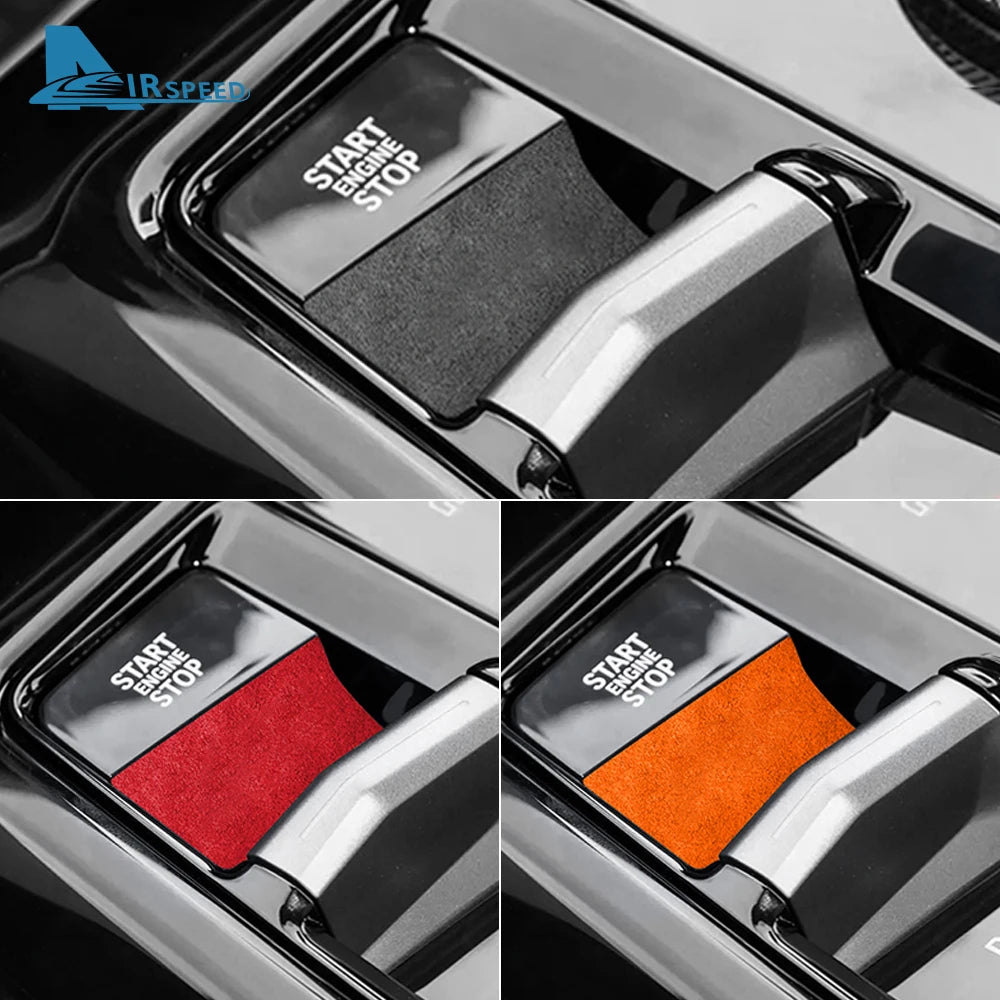 Suede Gear Shift Panel Sticker for BMW X3 G45, 5 Series G60, 7 Series G70