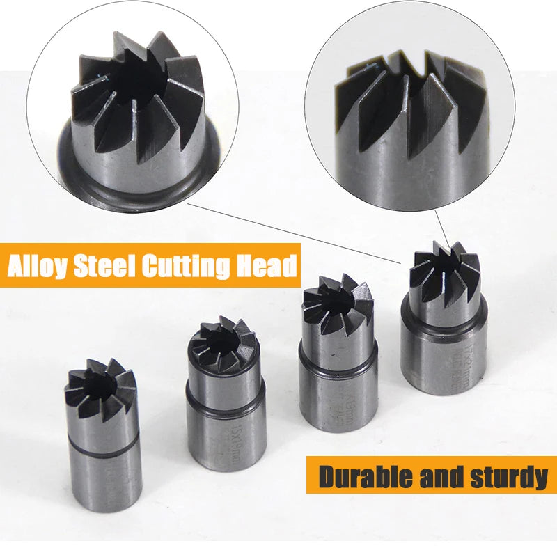 Diesel Injector Seat Cutter Tool Kit - Carbon Cleaner Reamer Set - image 4