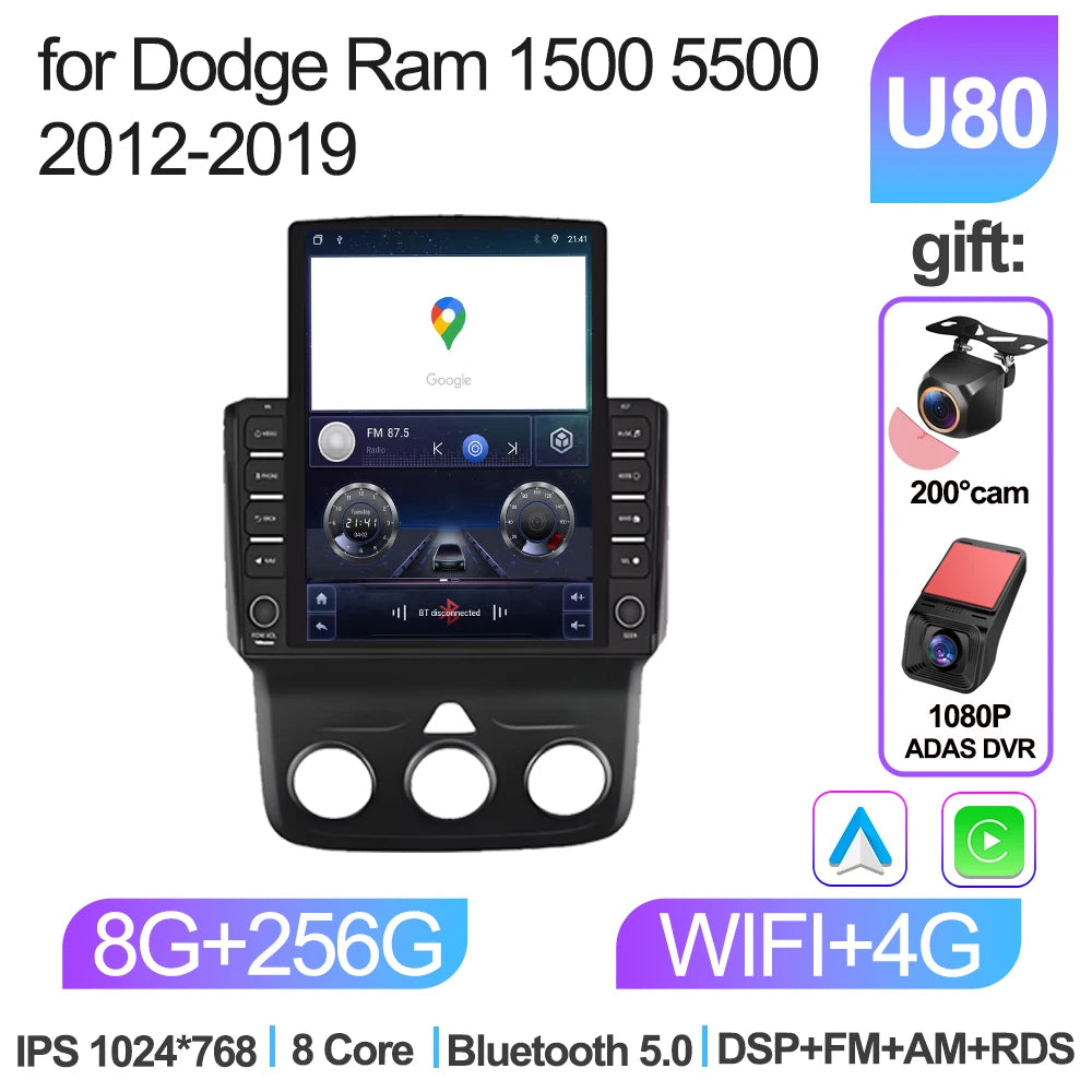 9.7-inch Android CarPlay Stereo for Dodge Ram 2012-2019 - image 36