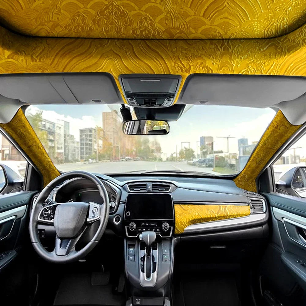 Self-Adhesive Pillar and Headliner Fabric Wrap, 59 x 19.7 in