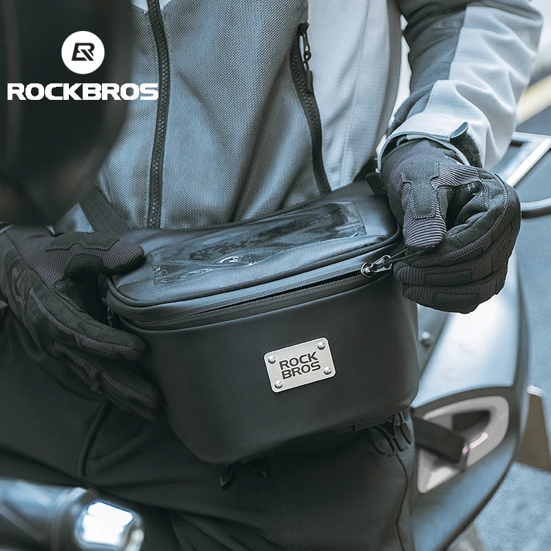ROCKBROS Waterproof Motorcycle Front Bag with Phone Window - image 5
