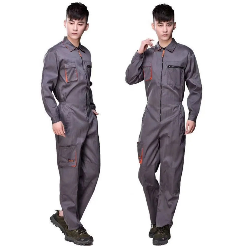2023Work Overall Uniform Men Women Working Coveralls Welding Suit Car Repair Workshop Mechanic Plus Size Clothes