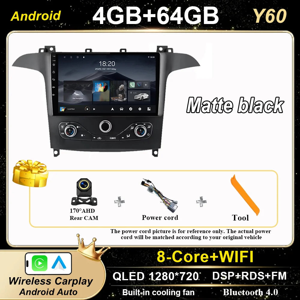 9-Inch Android Car Stereo for Ford S-Max & Galaxy - image 11