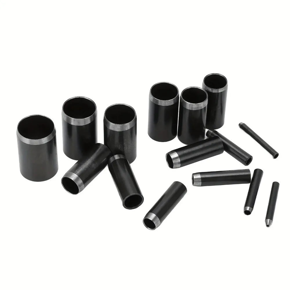 15 Sizes Round Hole Punch(1-15mm), Hollow Punch Cutter Tool Set with Storage Case, Leather Hole Punch, Leather Craft Die Cutter