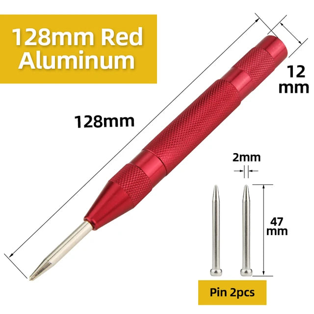 Tooleye Adjustable Spring Loaded Automatic Center Punch Tool - image 23