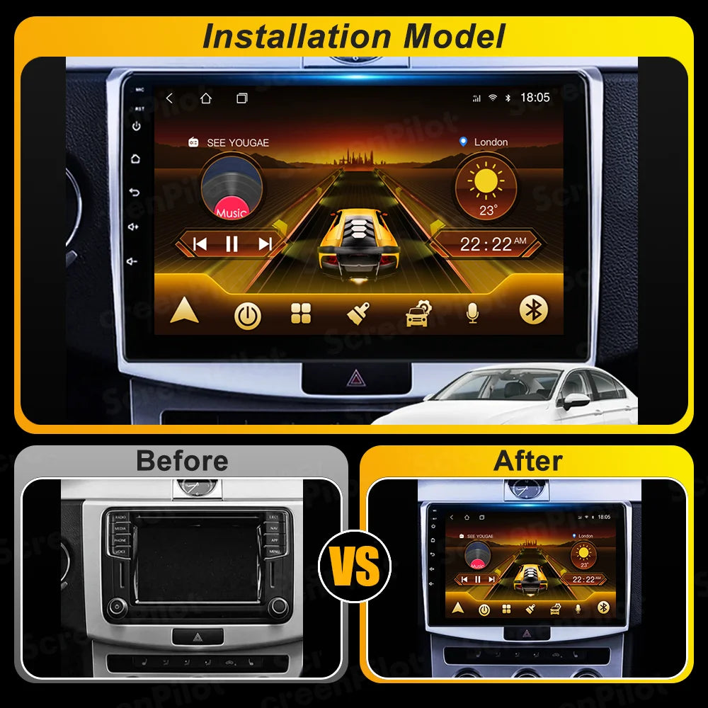 Android Car Stereo for VW Passat 2007-2021 with CarPlay & WiFi - image 3