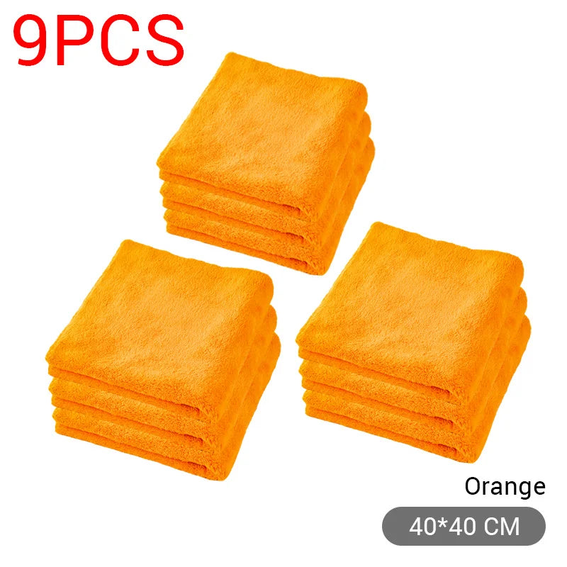 Ultra Absorbent 40x40cm Microfiber Towels for Car Detailing & Home - image 8