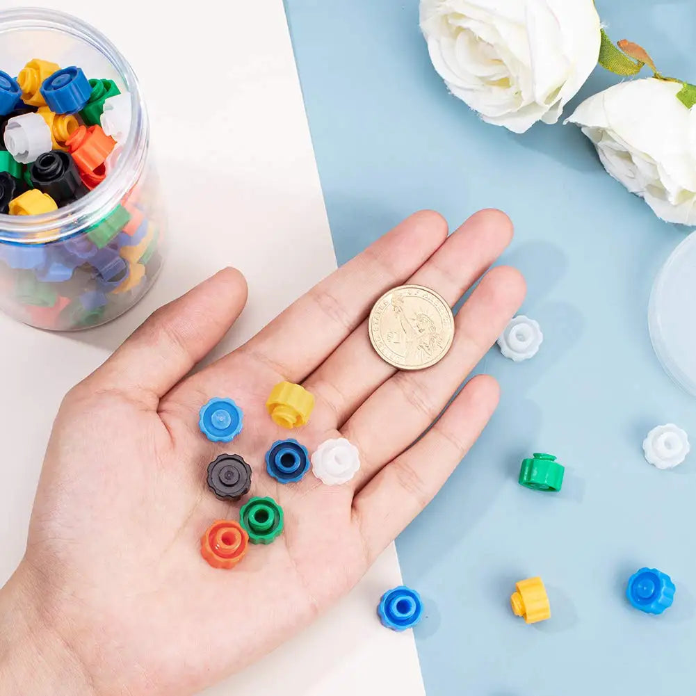 140Pcs Mixed Pack Luer Lock Tip Cap,7 Colors Syringe Tip Caps for Feeding Tubes Lab Supplies No Needle Tip Caps