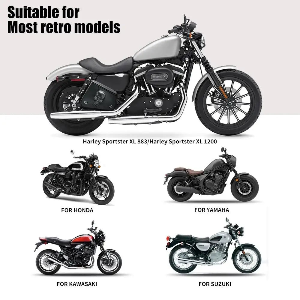 PU Leather Saddle Tool Bag for Harley Sportster 883/1200 - image 8