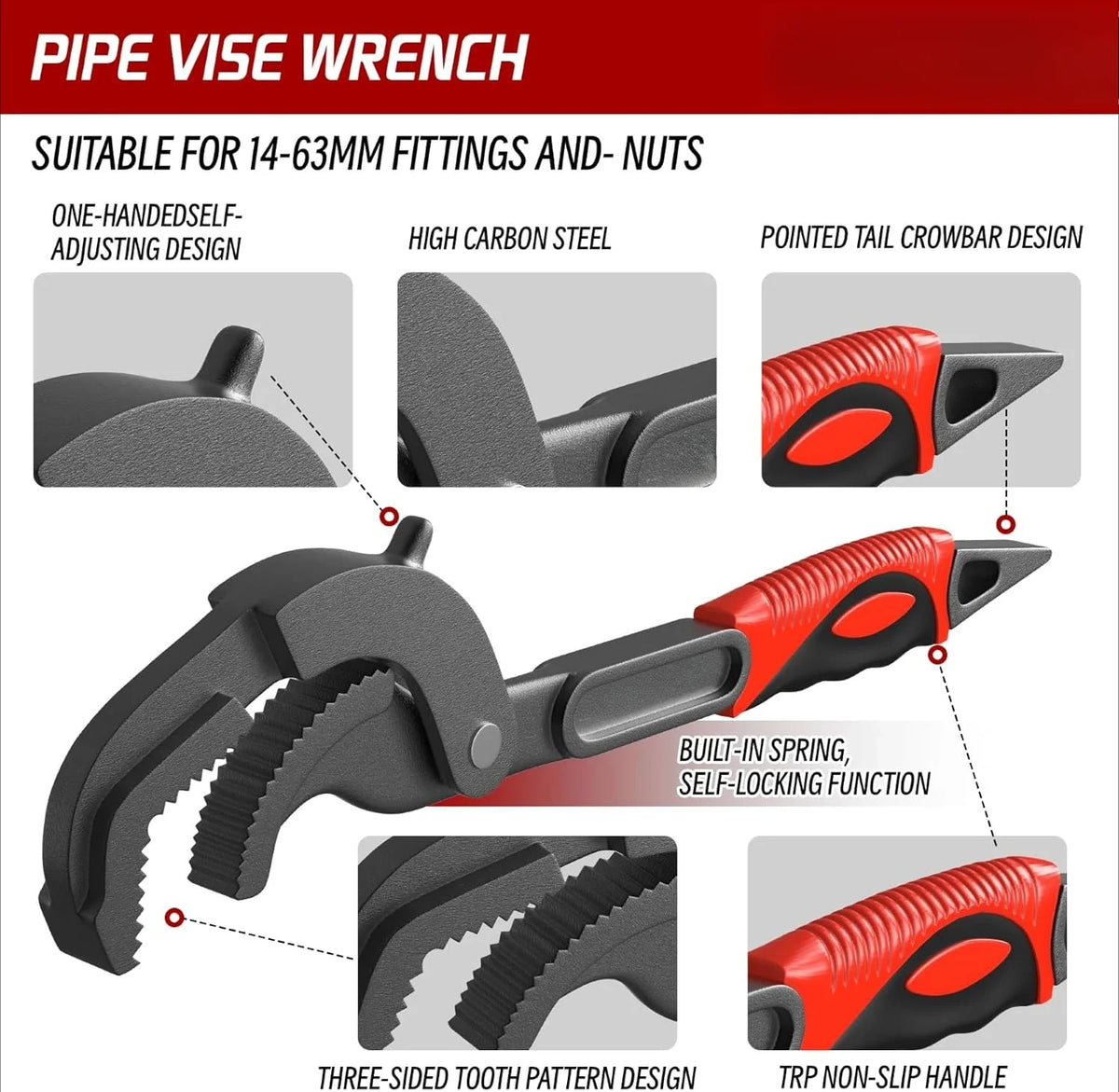 Adjustable Pipe Wrench Set, 10" & 15" – Plumbing Tools
